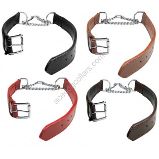 Ace Comfy Matching Leather Lead with PADDED Leather Handle ~ length 44" ::BROWN::